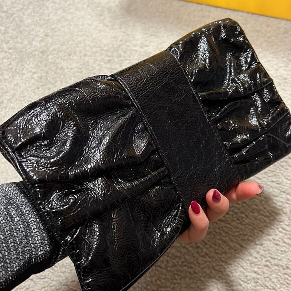 Clutch pattern leather like material. Made in Italy - Picture 4 of 8